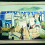 Predrag Pedja Milosavljević <br>Dubrovnik, 1958 <br>Oil on canvas, 115 × 88 cm <br>Signed below on the left: Pedja Milosavljević 1958; below in the middle: Дубровник;  below on the right: Dubrovnik <br>A label with data on the author and work on the back